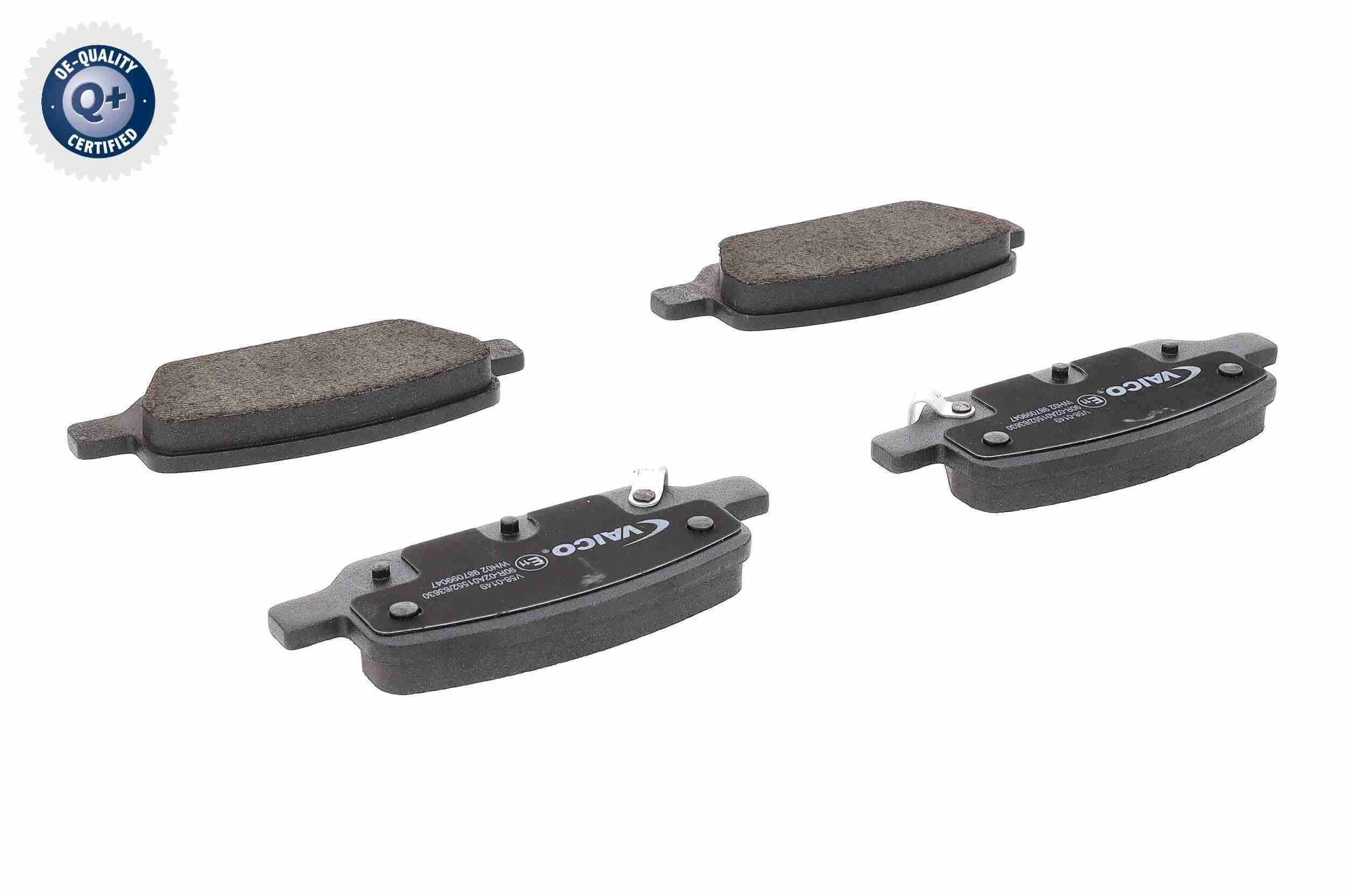 TESLA Model 3 5YJ3 & Model Y 5YJY Brake Pad Set, disc brake - V58-0149 VAICO