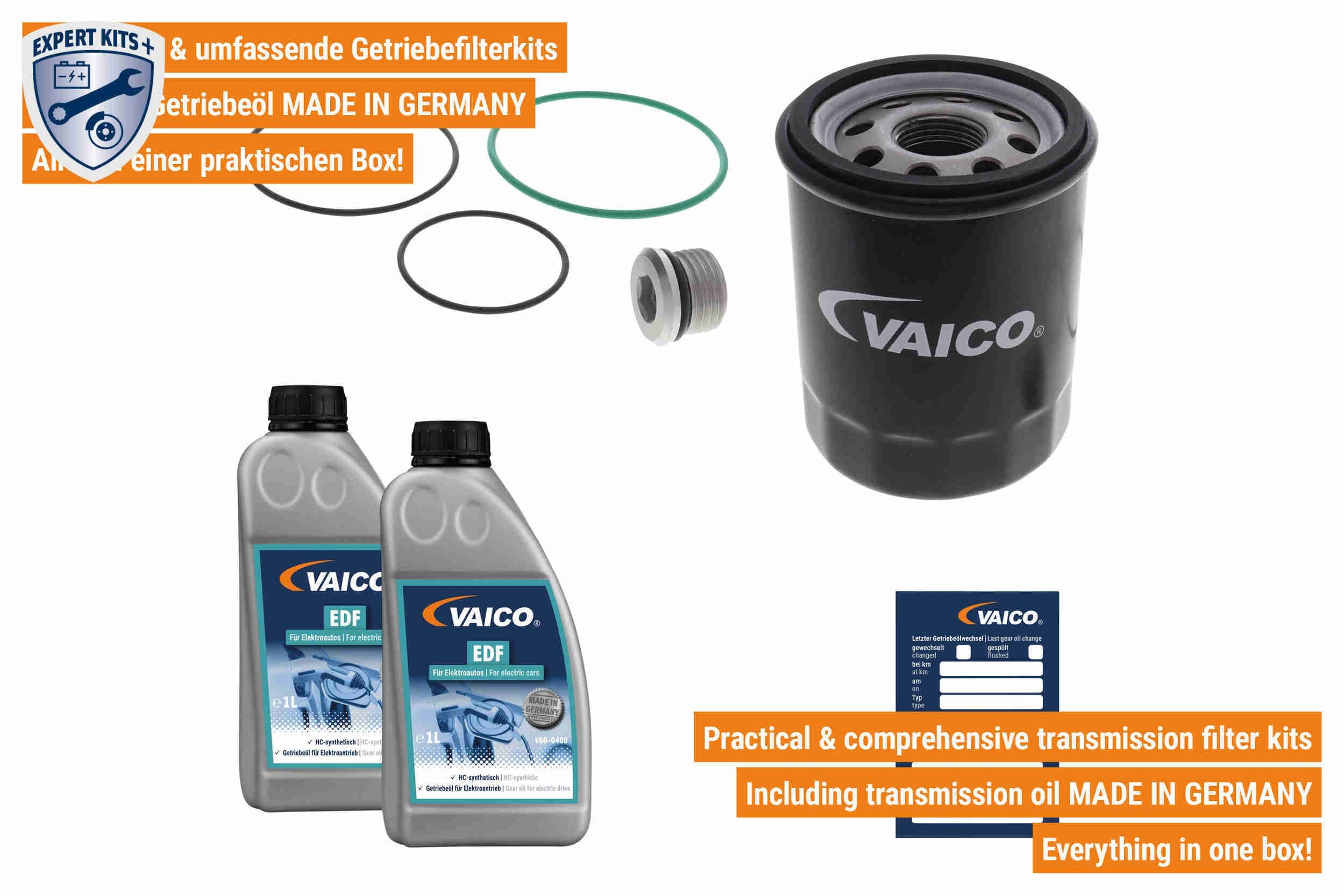 TESLA ATF Front Oil Change Kit Model 3 5YJ3, Model Y 5YJY, Model S 5YJS, Model X 5YJX Parts Kit, automatic transmission oil change - V58-0003 VAICO