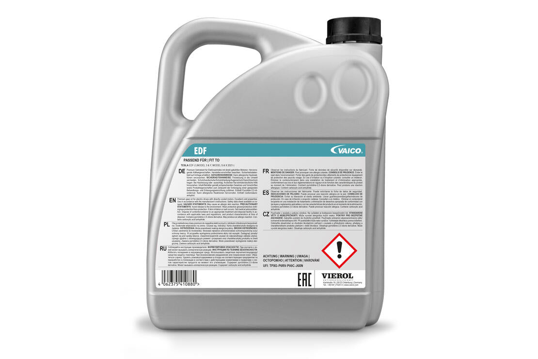 TESLA Model 3 5YJ3 & Model Y 5YJY & Model S 5YJS & Model X 5YJX Transmission EDF Oil - V60-0407