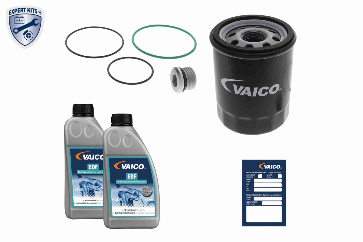 TESLA ATF Front Oil Change Kit Model 3 5YJ3, Model Y 5YJY, Model S 5YJS, Model X 5YJX Parts Kit, automatic transmission oil change - V58-0003 VAICO